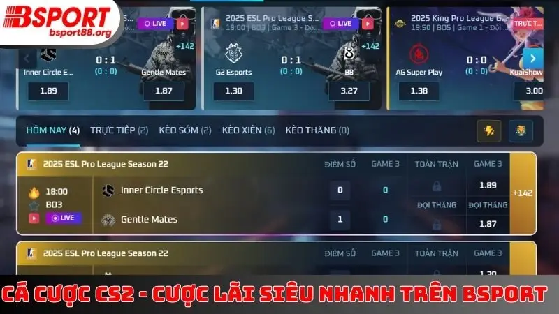 Cá Cược CS2